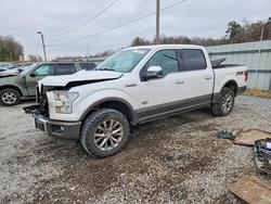 Ford salvage cars for sale: 2016 Ford F150 Supercrew