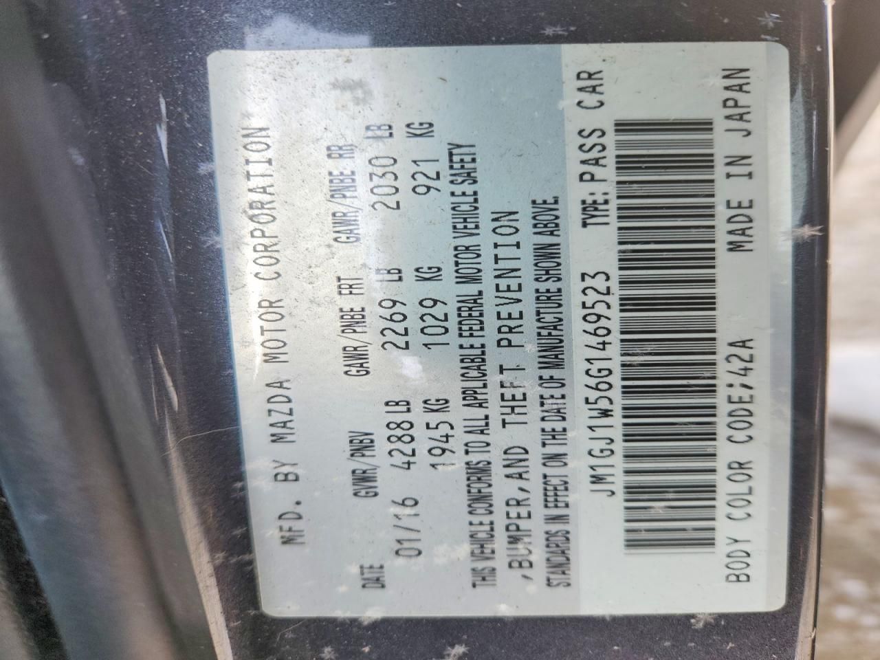 2016 Mazda 6 Grand Touring