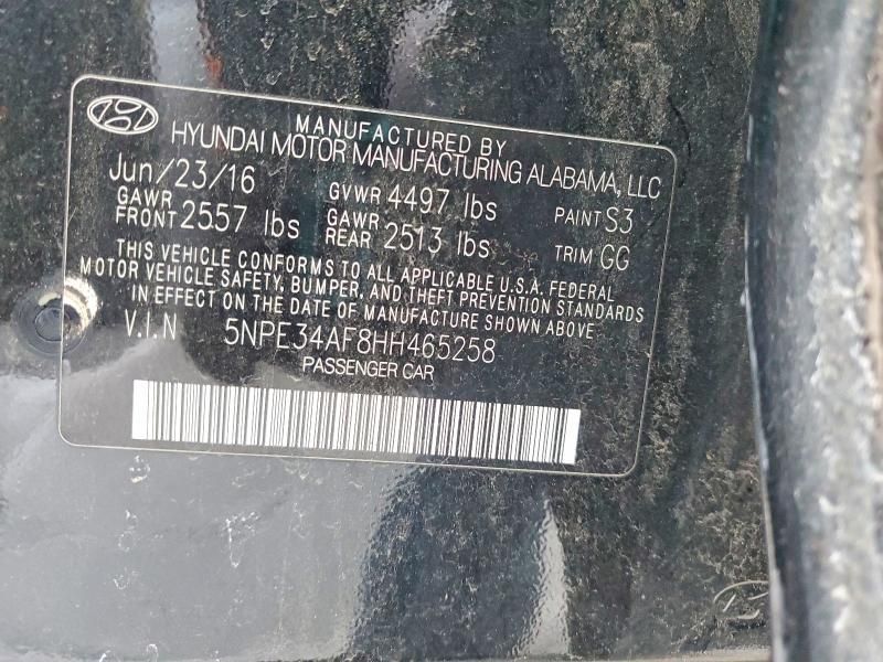 2017 Hyundai Sonata Sport