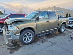 Salvage trucks for sale at Littleton, CO auction: 2015 Dodge 1500 Laramie