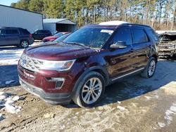 Ford Explorer salvage cars for sale: 2018 Ford Explorer xlt
