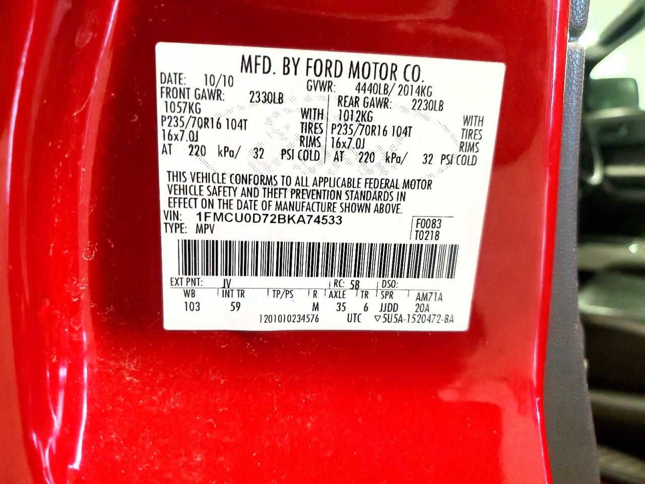 2011 Ford Escape xlt