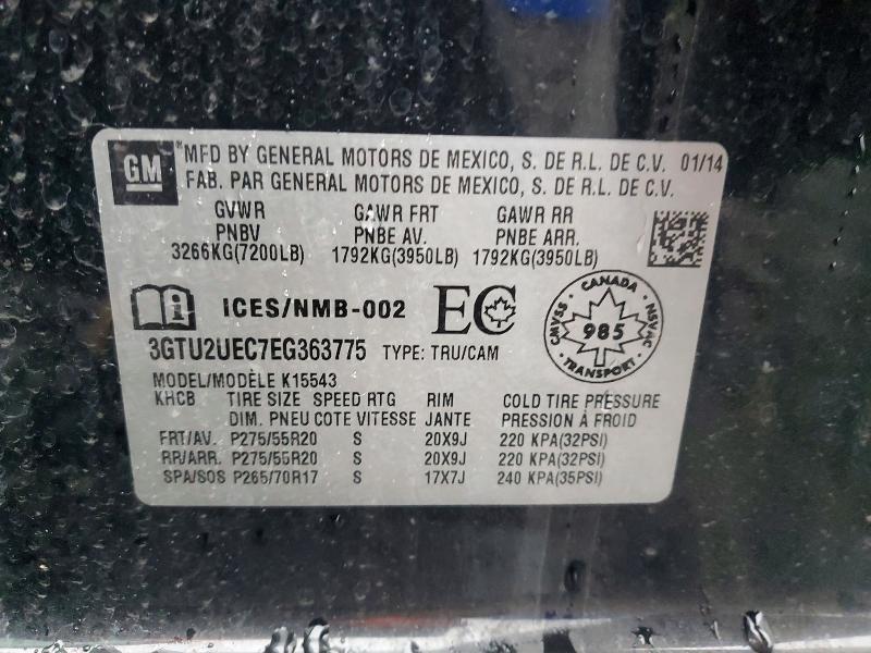 2014 GMC Sierra K1500 SLE