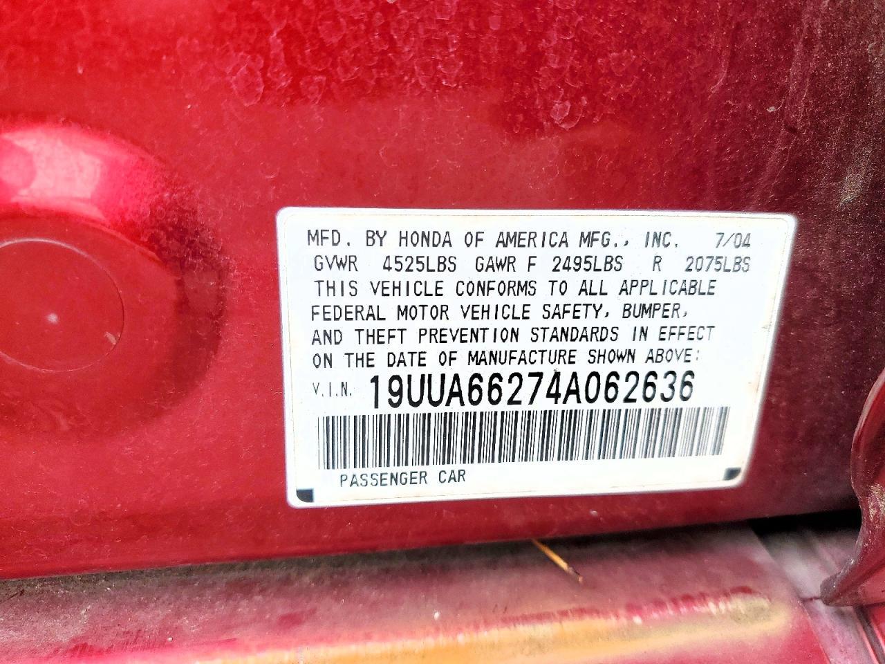 2004 Acura TL