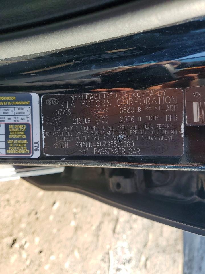 2016 KIA Forte lx