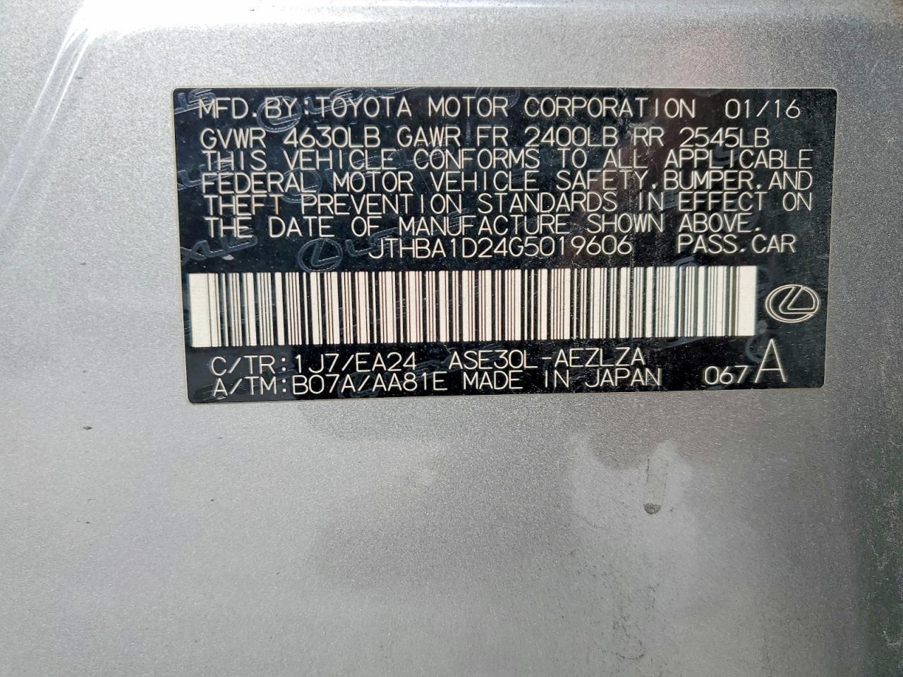 2016 Lexus Is 200t