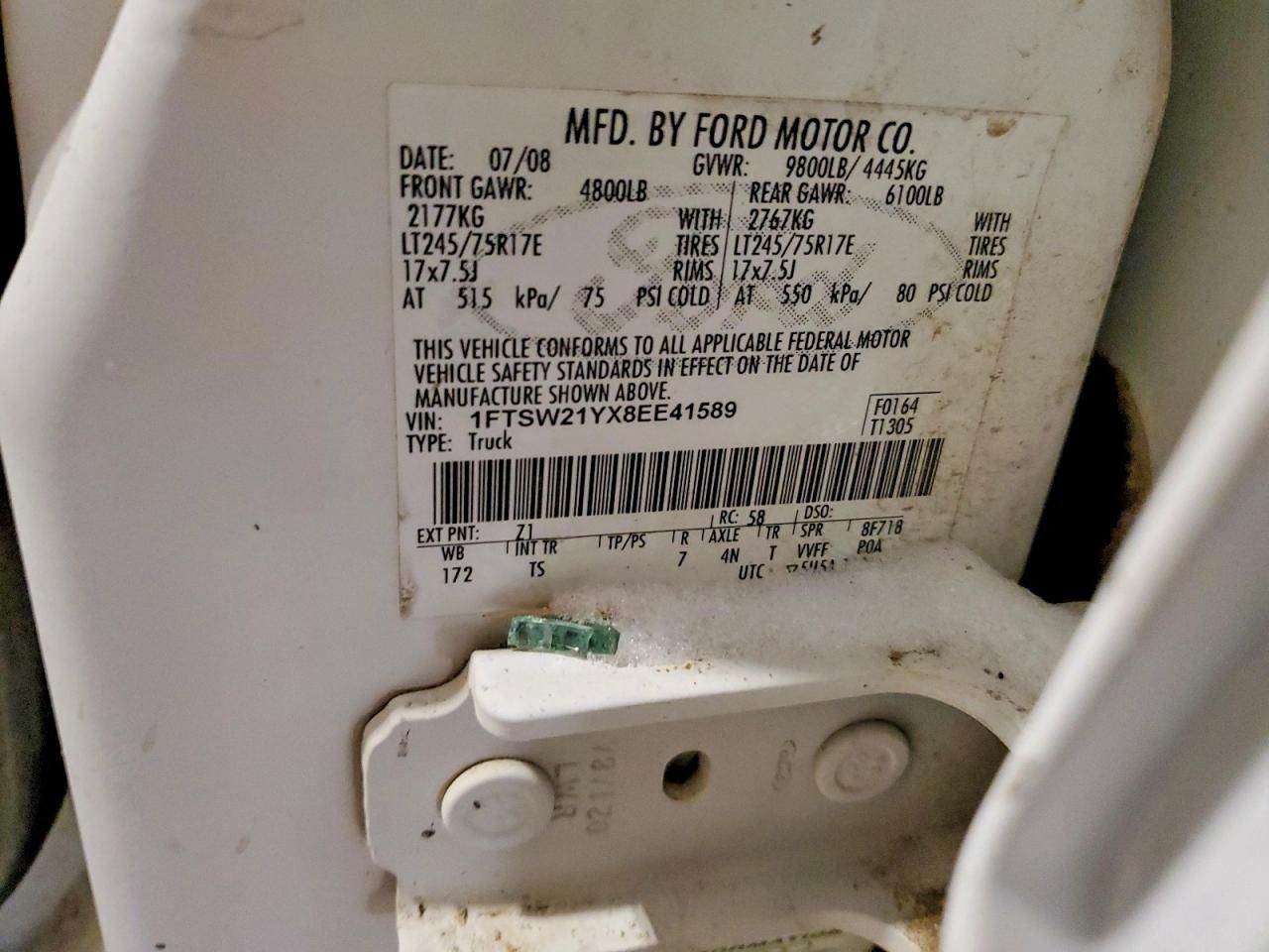 2008 Ford F250 Super Duty