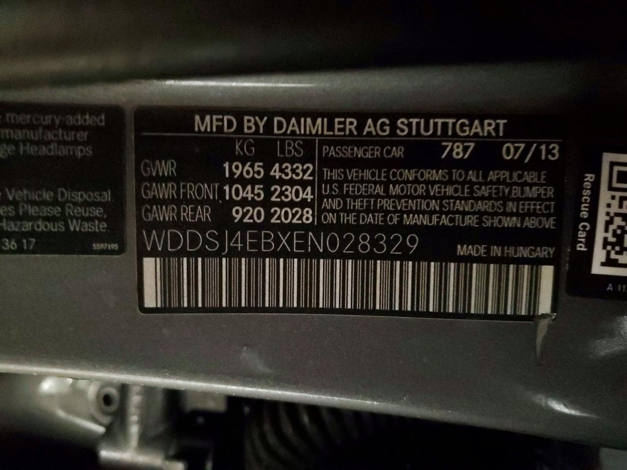 2014 Mercedes-Benz Cla 250