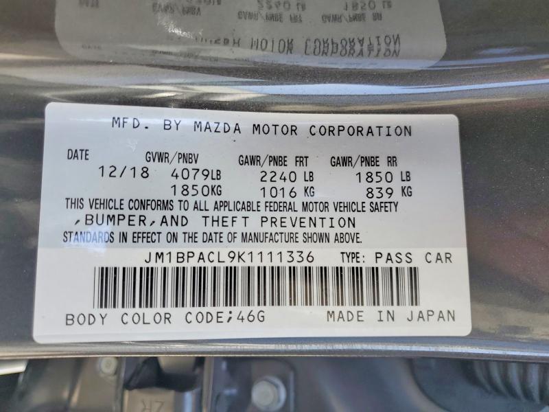 2019 Mazda 3 Preferred Plus