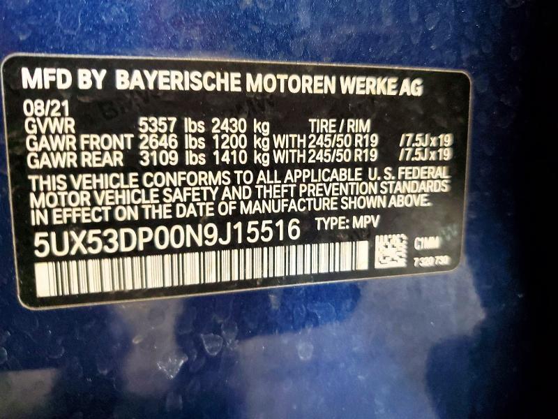2022 BMW X3 Xdrive30i