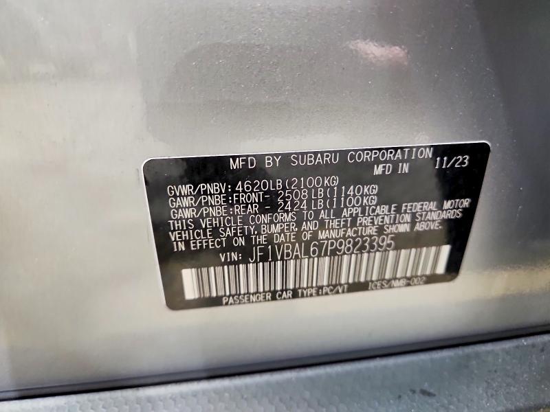 2023 Subaru Wrx Limited