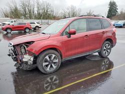Subaru salvage cars for sale: 2017 Subaru Forester 2.5i Premium