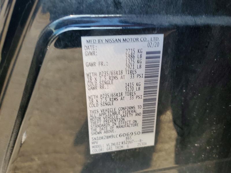 2020 Nissan Pathfinder sv