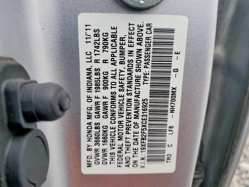 2012 Honda Civic lx