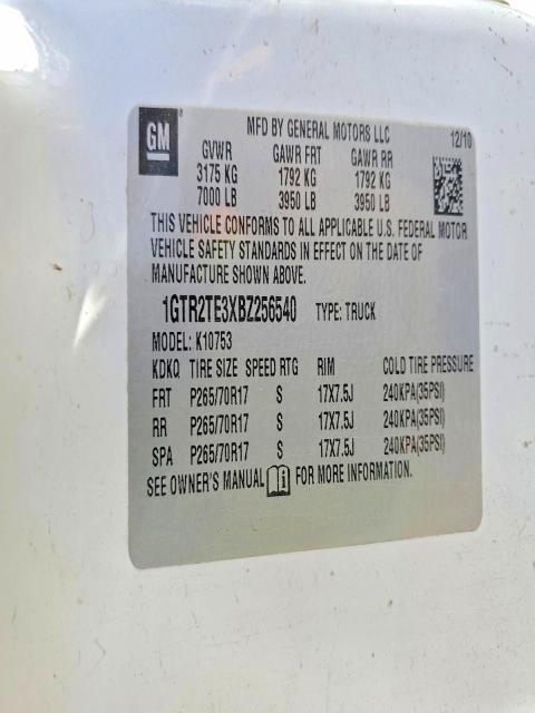 2011 GMC Sierra K1500