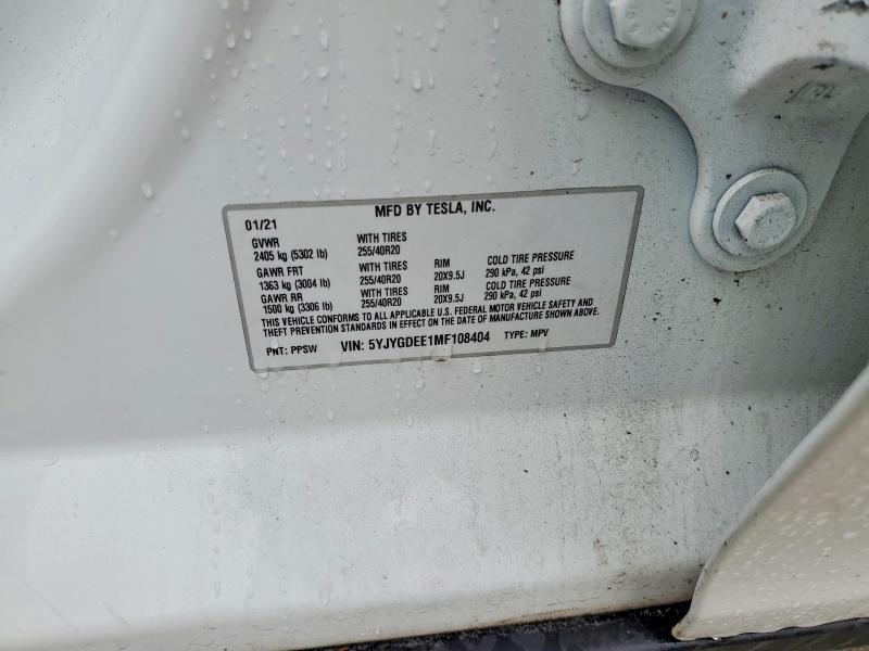 2021 Tesla Model y