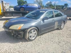 Honda salvage cars for sale: 2007 Honda Accord se