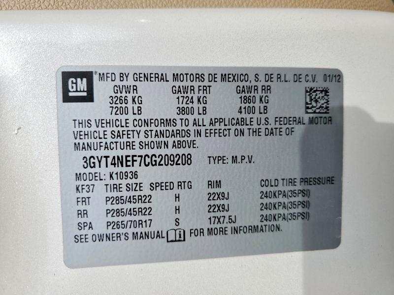 2012 Cadillac Escalade EXT Premium