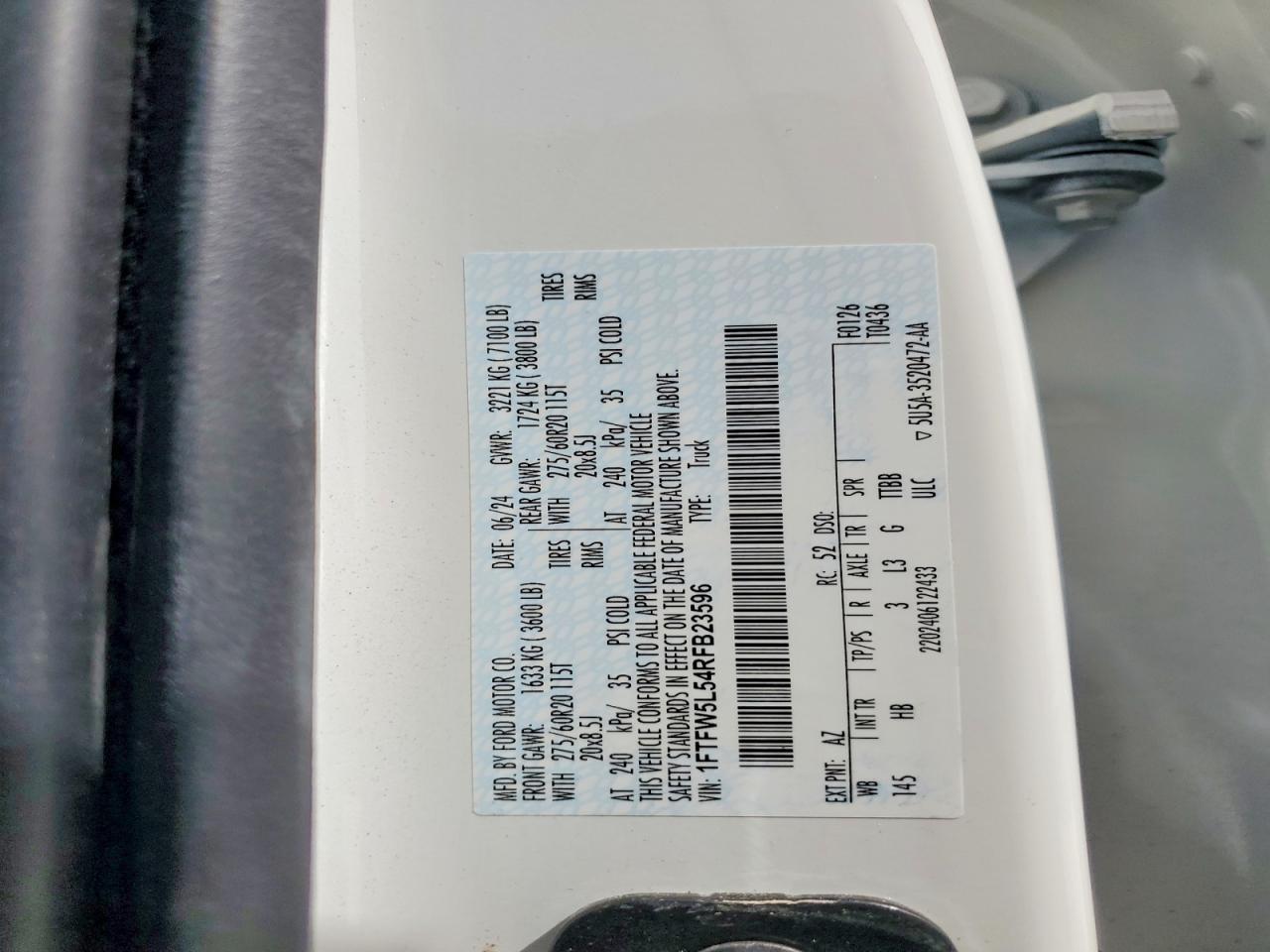 2024 Ford F150 Lariat