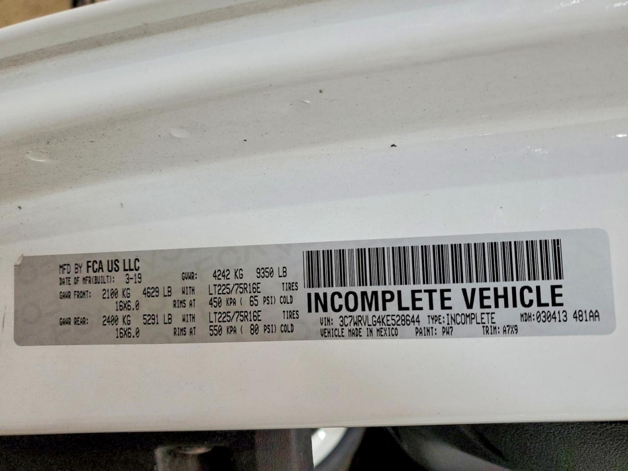 2019 Dodge RAM Promaster 3500 3500 Standard