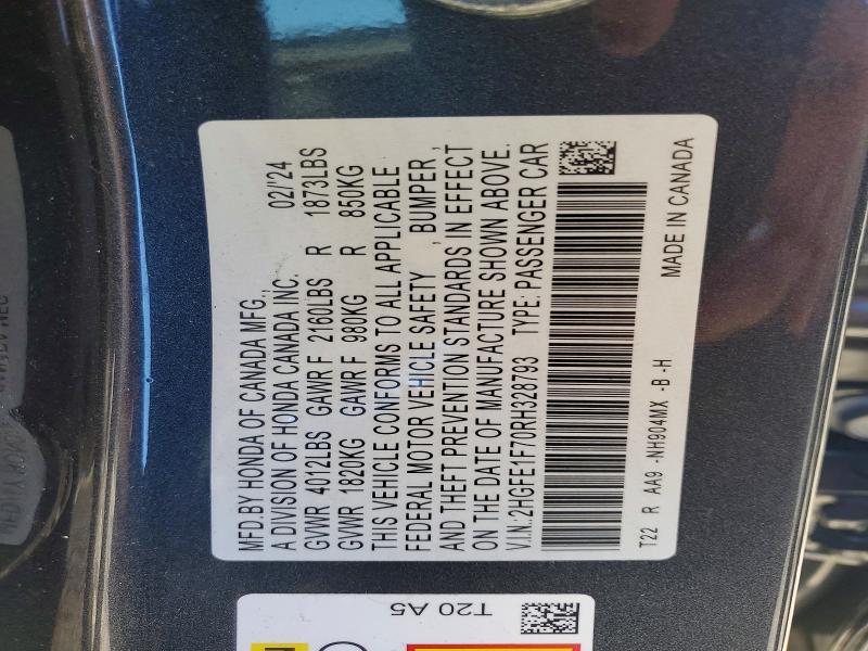 2024 Honda Civic ex