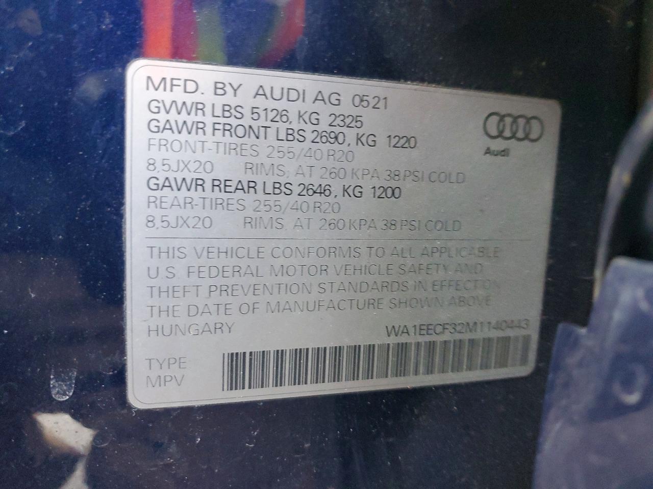 2021 Audi Q3 Premium Plus s Line 45