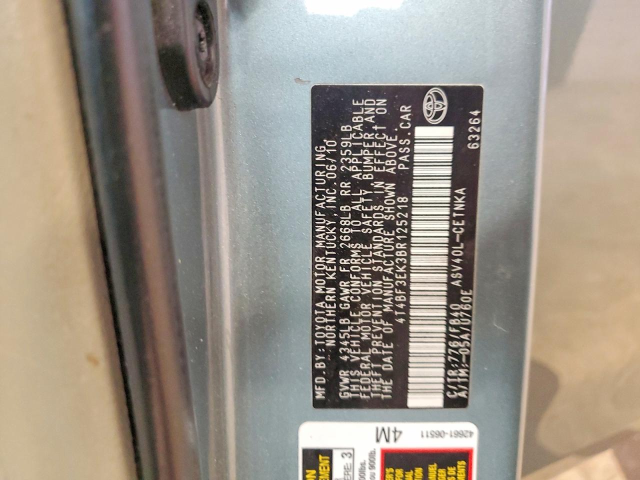 2011 Toyota Camry Base
