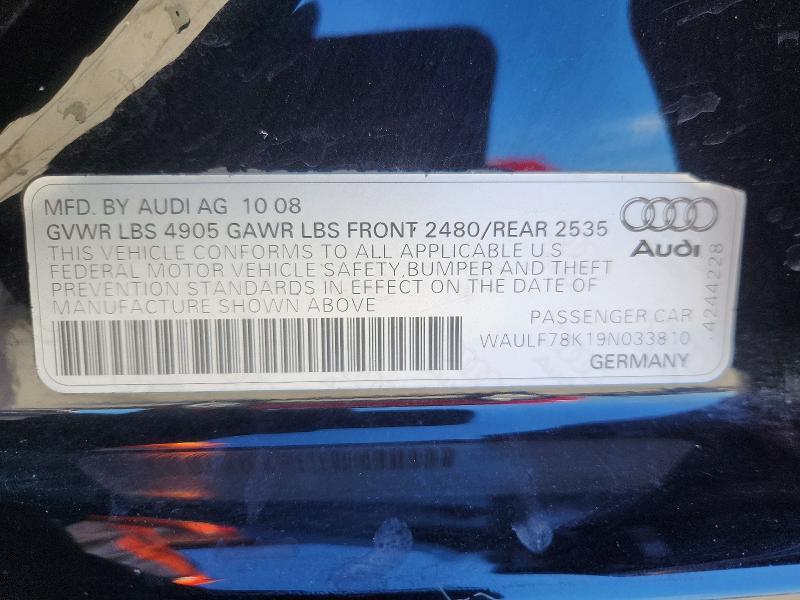 2009 Audi A4 2.0t Quattro