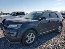 Ford salvage cars for sale: 2017 Ford Explorer xlt