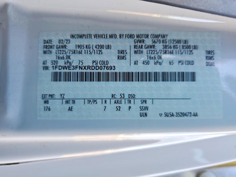 2024 Ford E350 BOX Truck