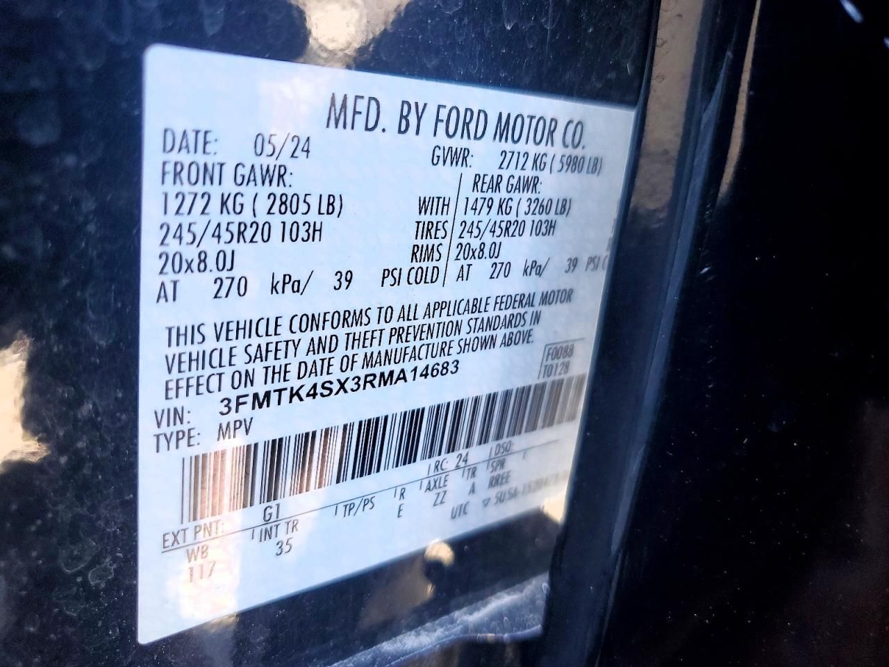 2024 Ford Mustang Mach-e gt