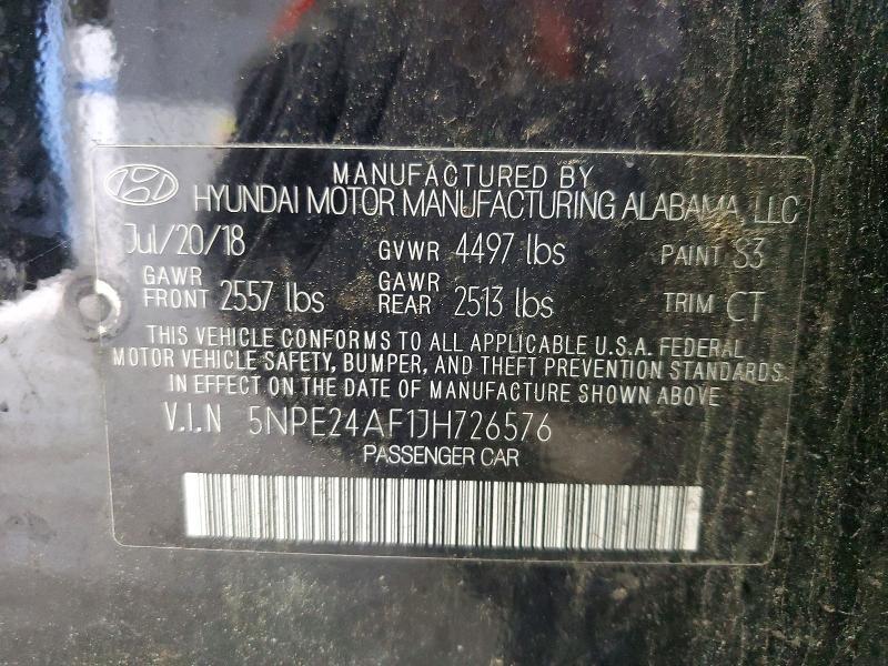 2018 Hyundai Sonata se