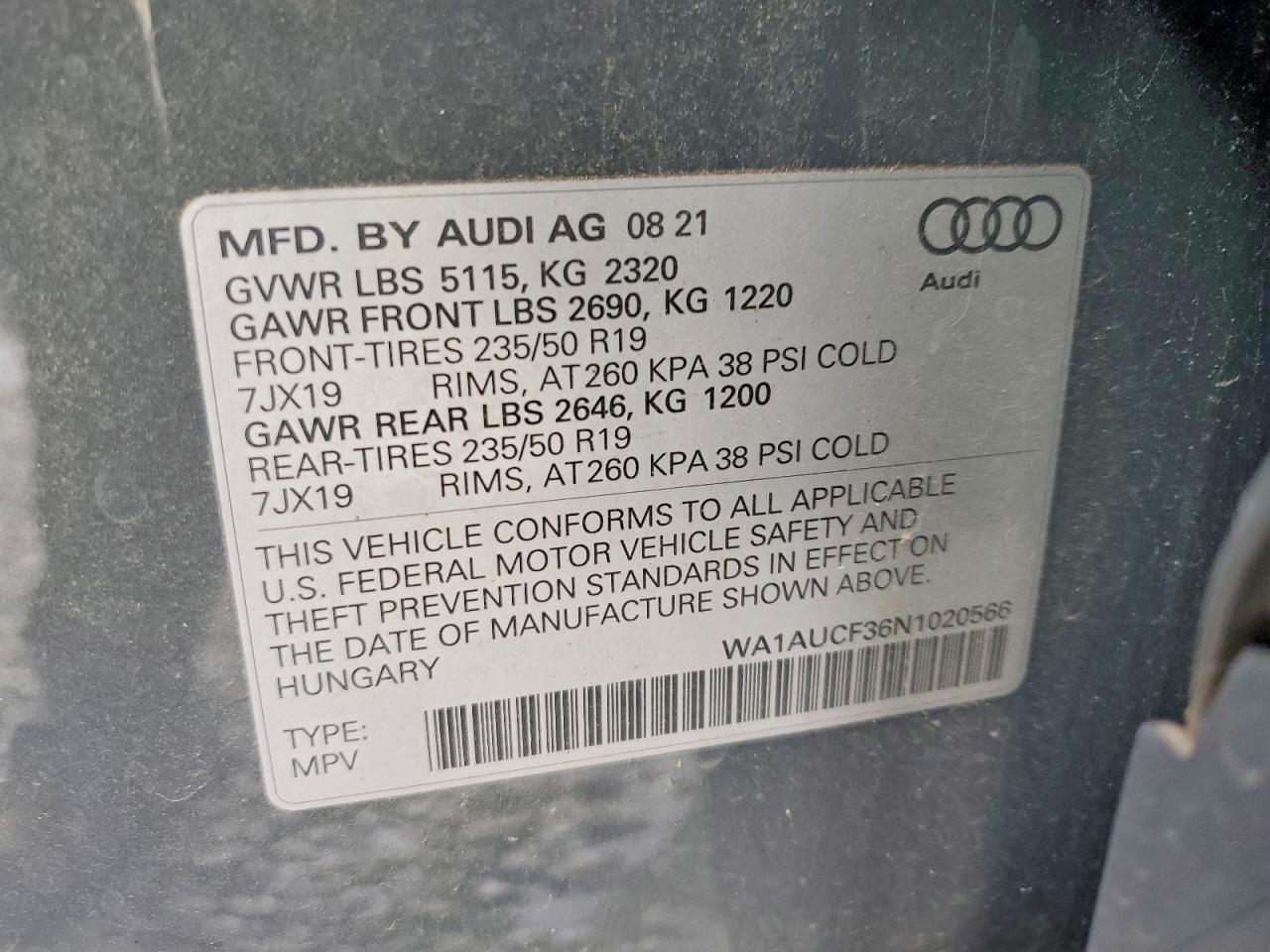 2022 Audi Q3 Premium 40