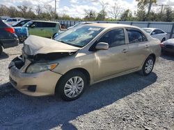 Vehiculos salvage en venta de Copart Riverview, FL: 2010 Toyota Corolla Base