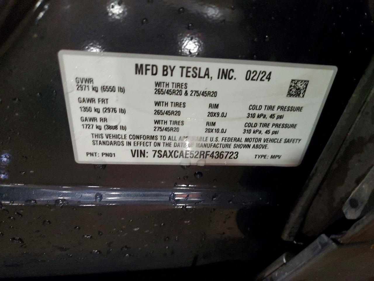 2024 Tesla Model x