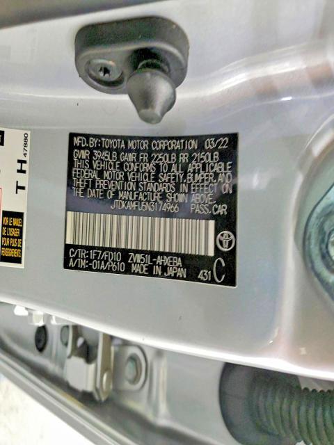 2022 Toyota Prius Night Shade