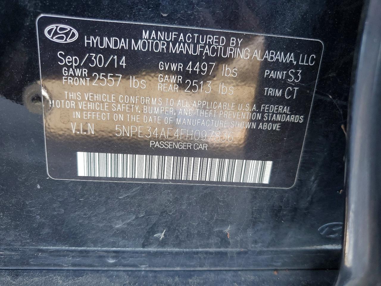 2015 Hyundai Sonata Limited