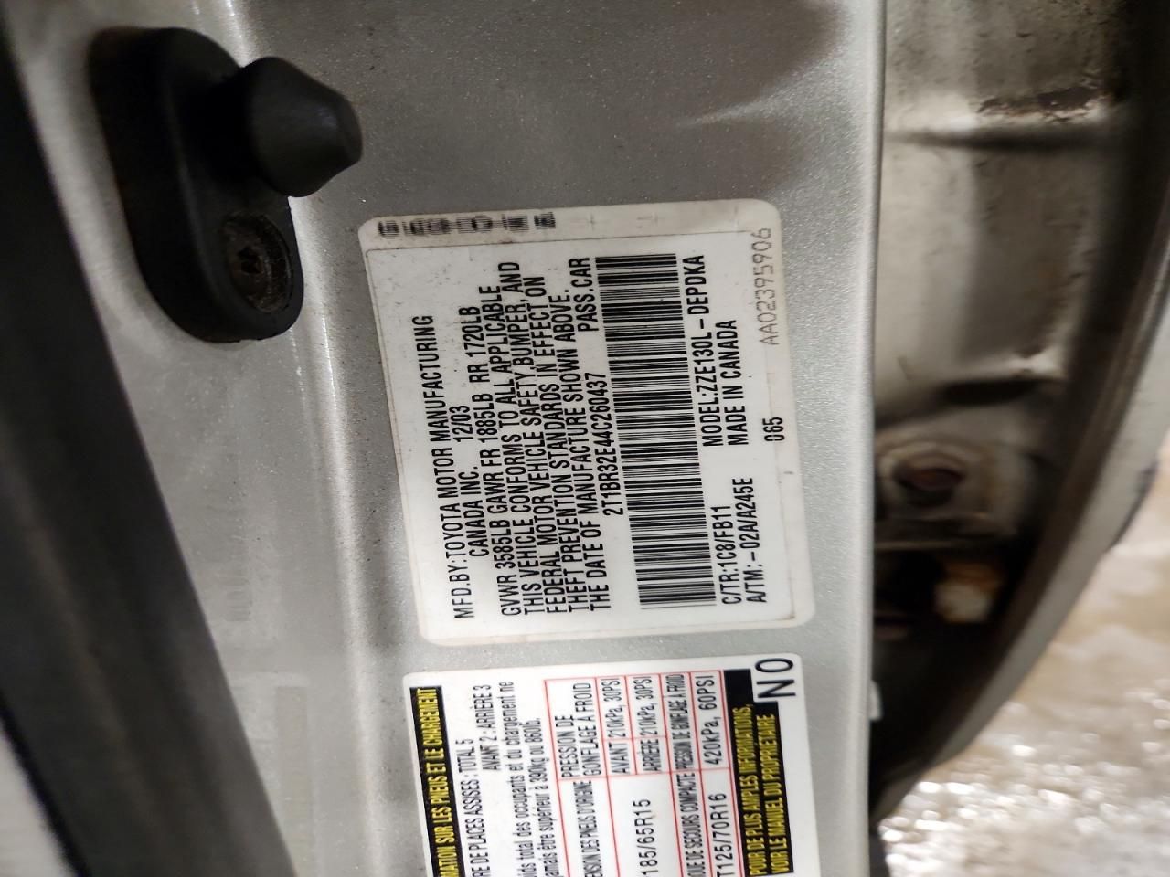 2004 Toyota Corolla ce