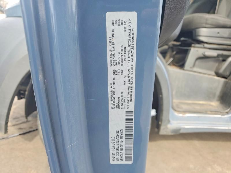 2020 Dodge RAM Promaster 3500 Delivery Van