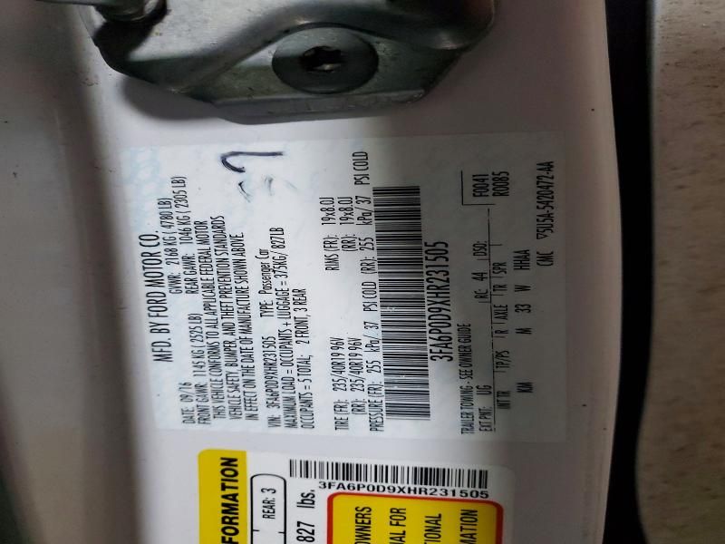 2017 Ford Fusion Titanium