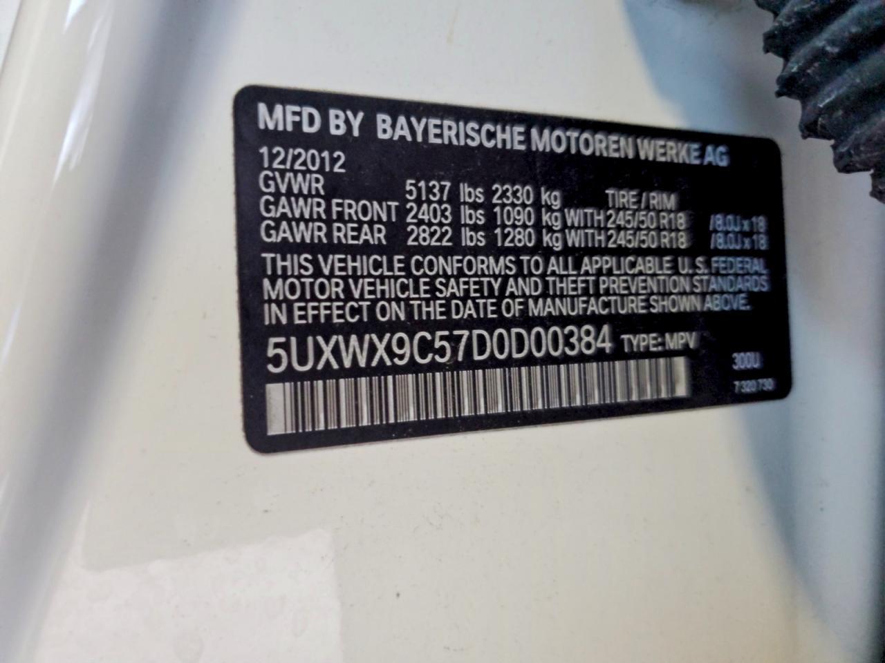 2013 BMW X3 Xdrive28i