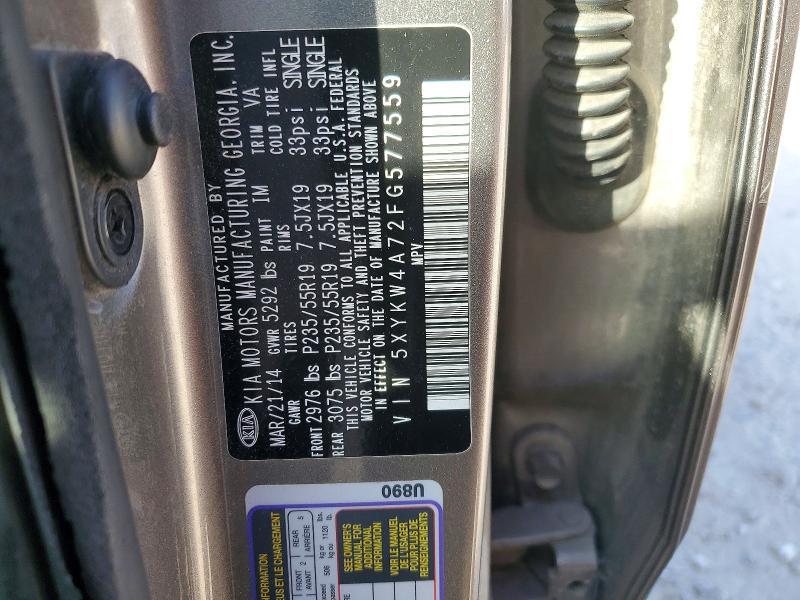 2015 KIA Sorento sx Limited