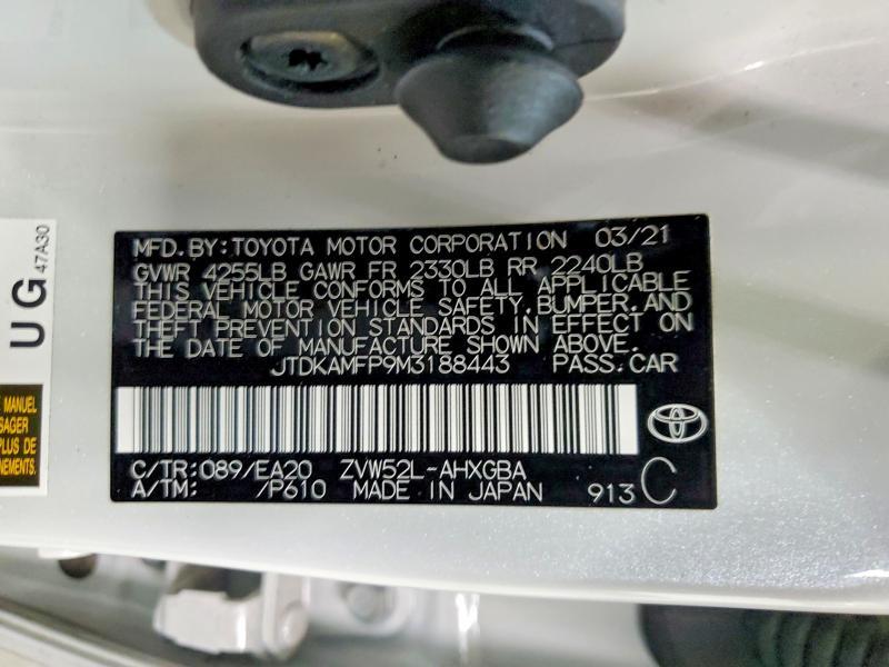 2021 Toyota Prius Prime le