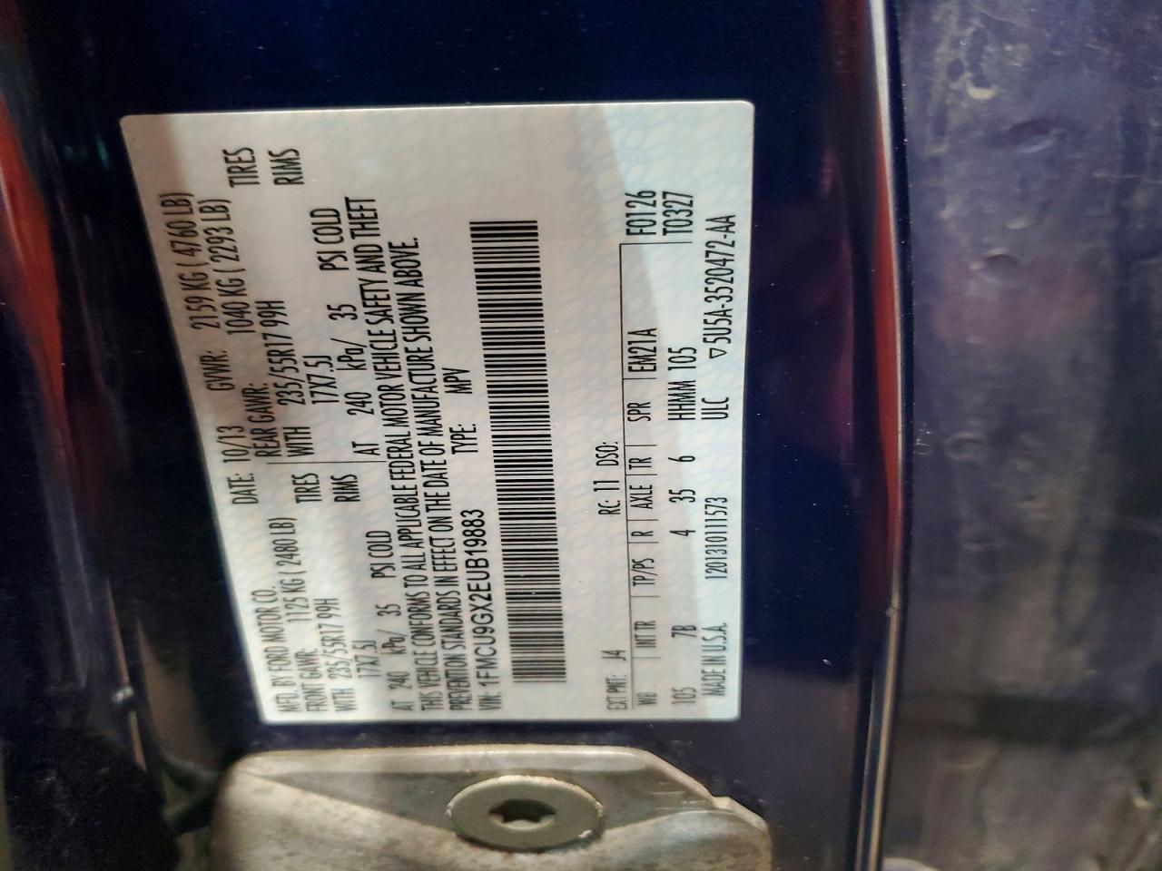 2014 Ford Escape se