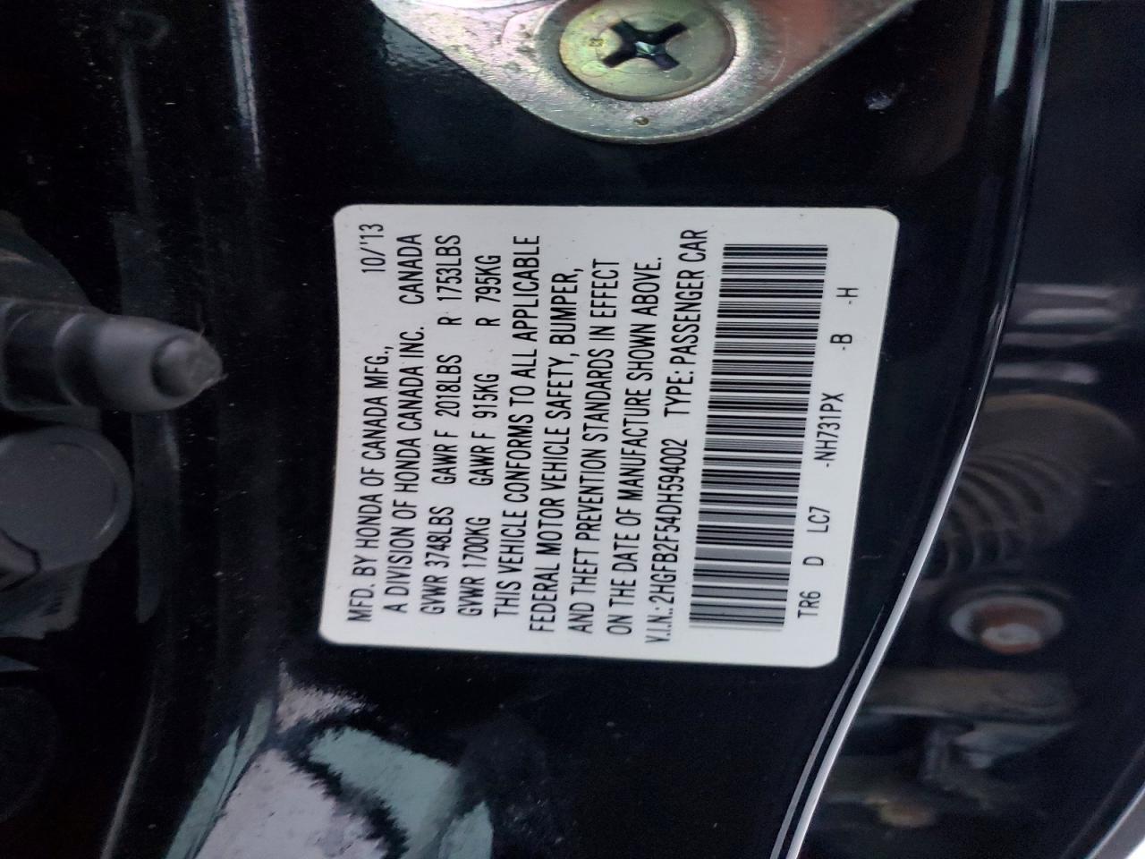 2013 Honda Civic lx