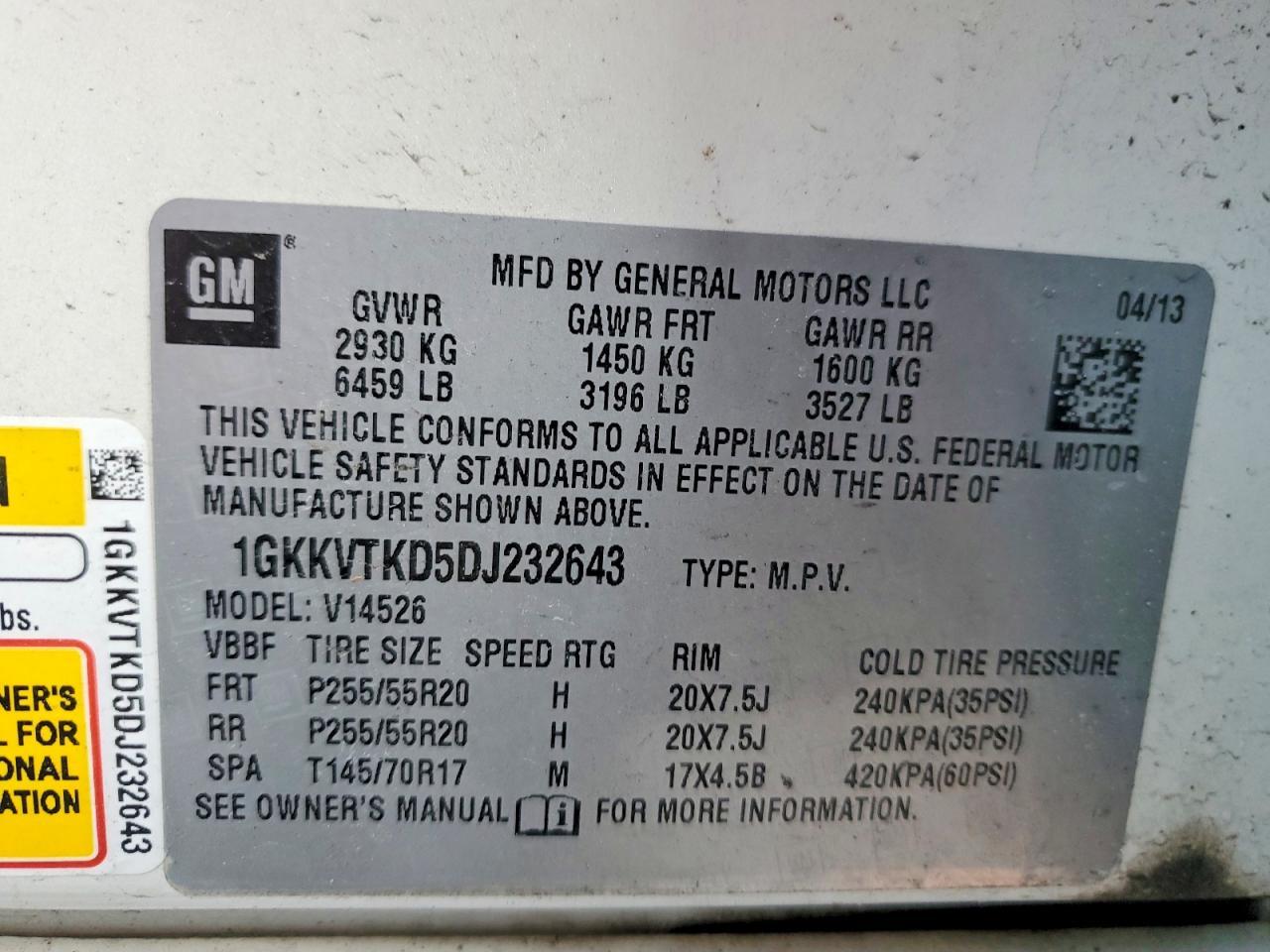 2013 GMC Acadia Denali