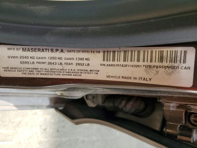 2015 Maserati Ghibli s