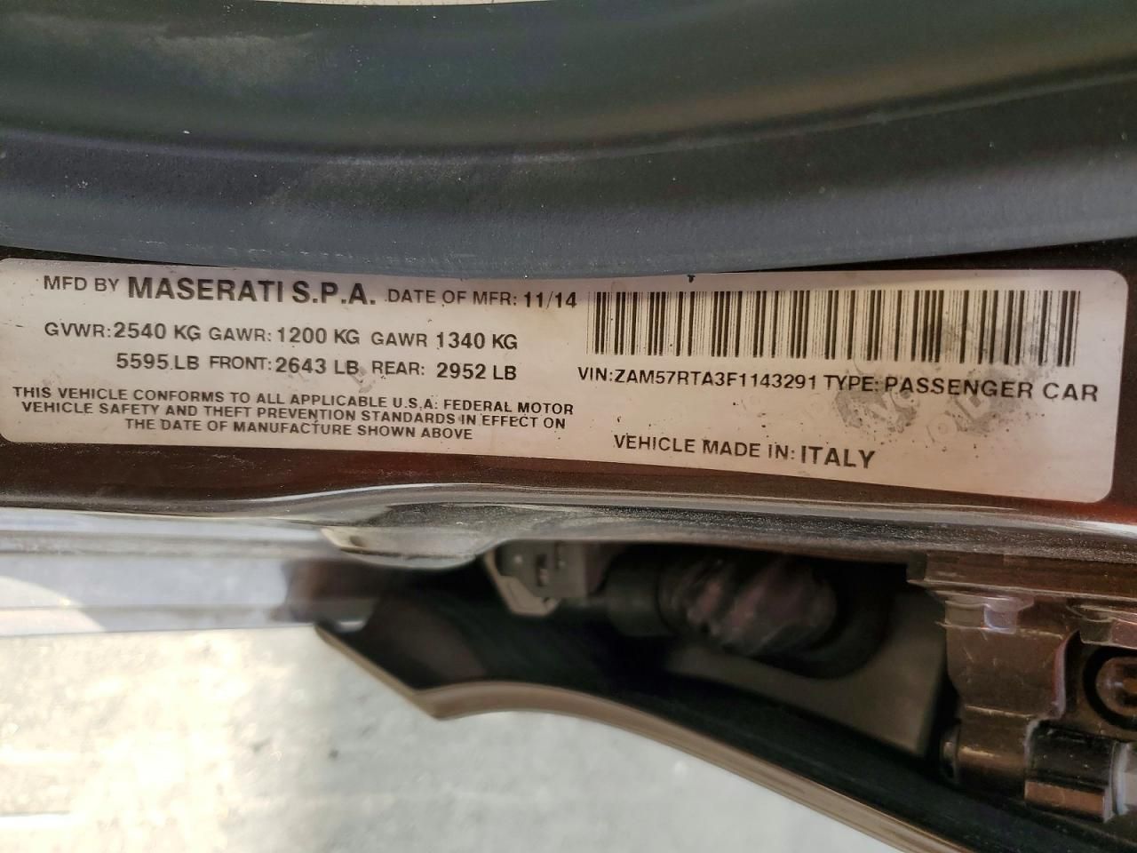 2015 Maserati Ghibli s