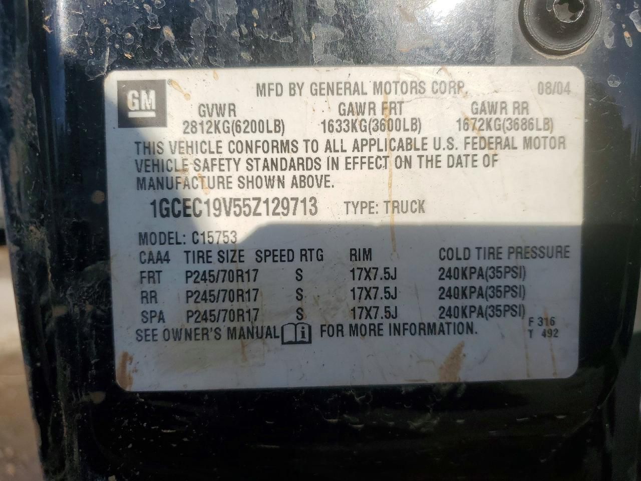 2005 Chevrolet Silverado C1500