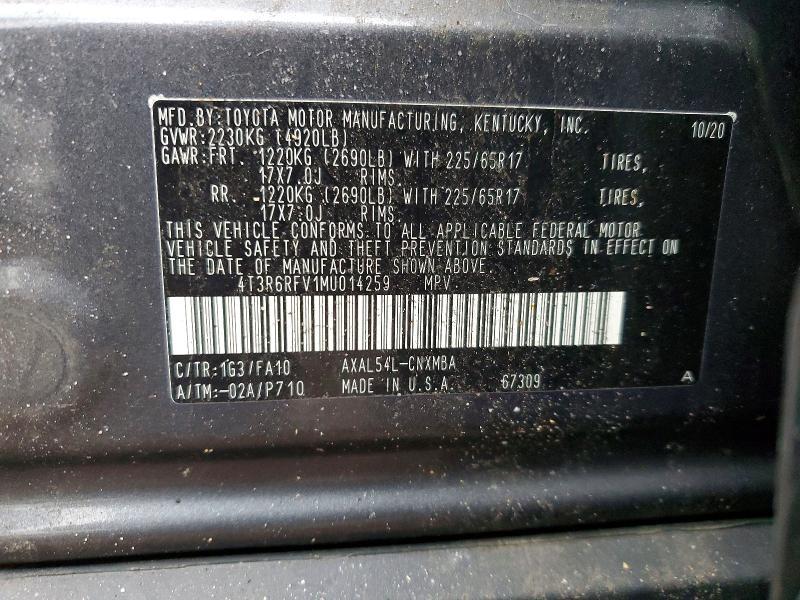 2021 Toyota Rav4 xle
